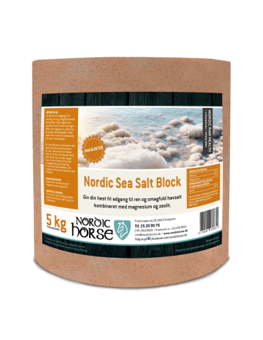 Nordic Sea Salt Block - Mag & Detox (orange)