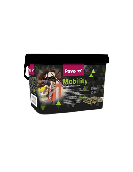 Flot sort spand med låg som indeholder piller af Pavo Mobility