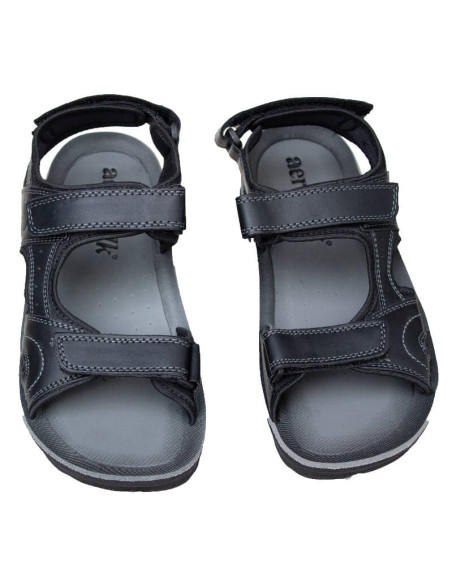 Sort Trekking Sandal Herre