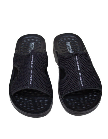 Sort Stofsandal Unisex