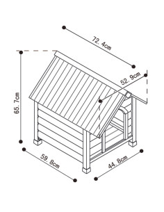 Hundehus Civetta 1 Java 2