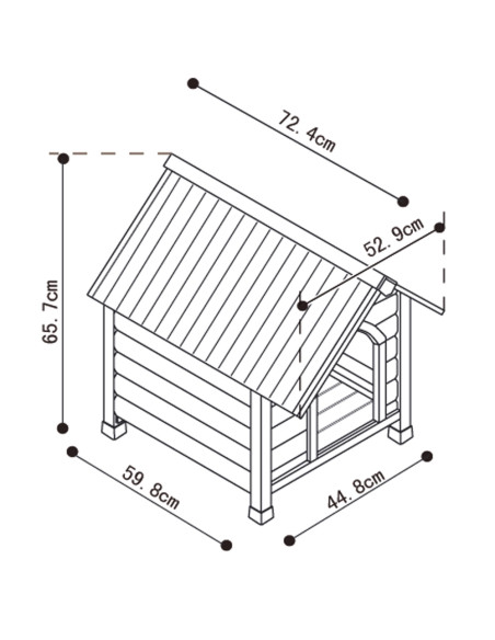 Hundehus Civetta 1 Java