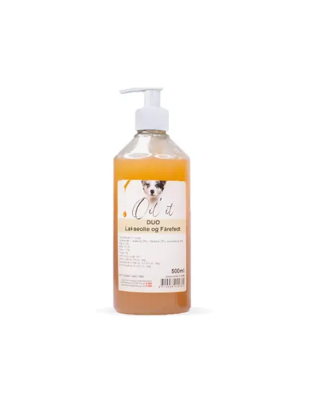Oil'it DUO Lakseolie og Fårefedt 500ml