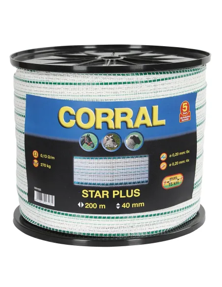 Corral Star plus polybånd 40 mm. 200 m