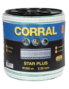 Corral Star plus polybånd 20 mm. 200 m