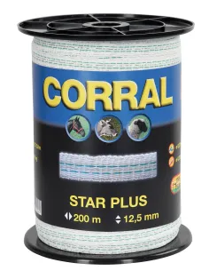 Corral Star plus polybånd 12,5 mm. 200 m