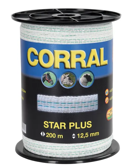 Corral Star plus polybånd 12,5 mm. 200 m
