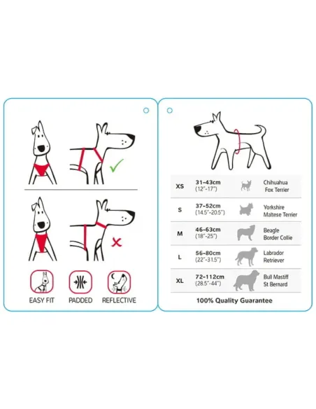 Red Dingo Gul Polstret Sele