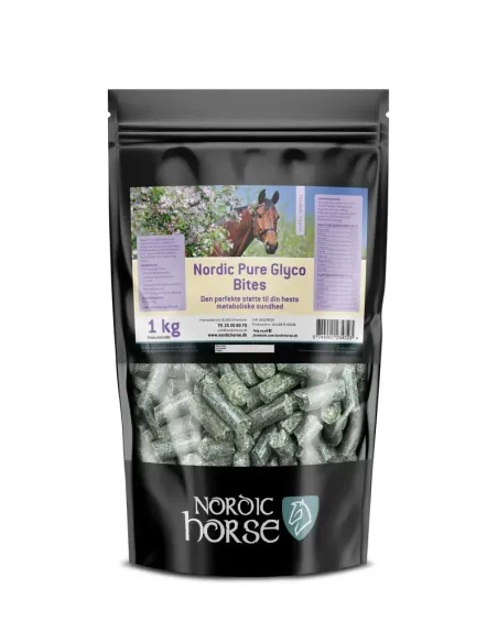 Nordic Pure Glyco Bites i et kilos poser